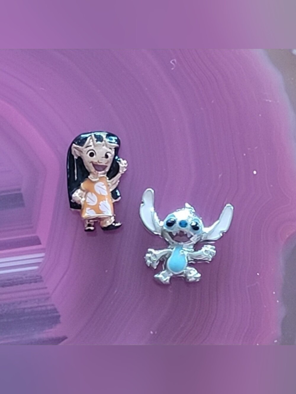 VHTF Origami Owl Disney Lilo & Stitch Old Put Charm For Locket